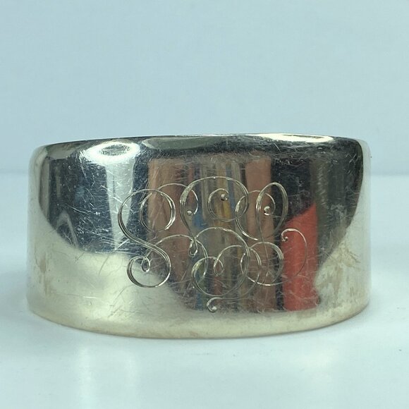 James Avery Sterling silver 925 polished cuff bangle 6.5" 27.8g JR6520 - Picture 1 of 7